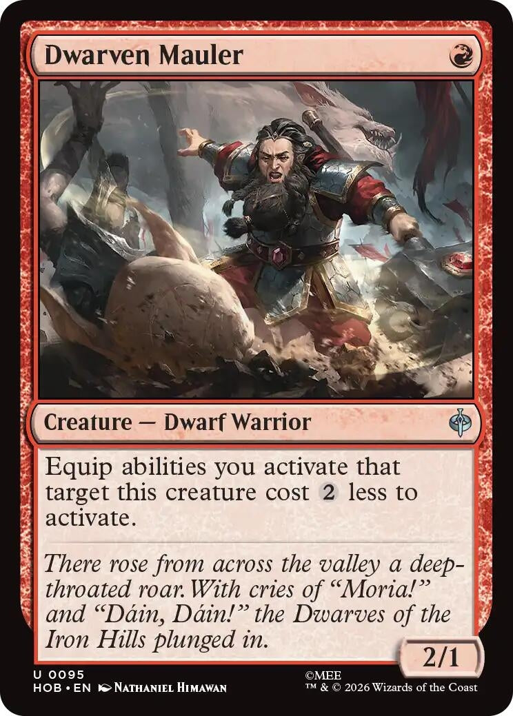 Image for Dwarven Mauler (The Hobbit) (95) (HOB) - Magic: The Gathering
