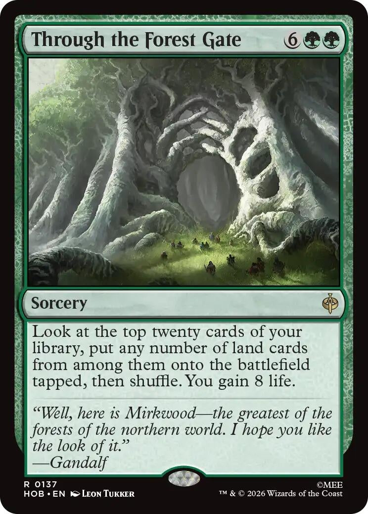 Image for Through the Forest Gate (The Hobbit) (137) (HOB) - Magic: The Gathering