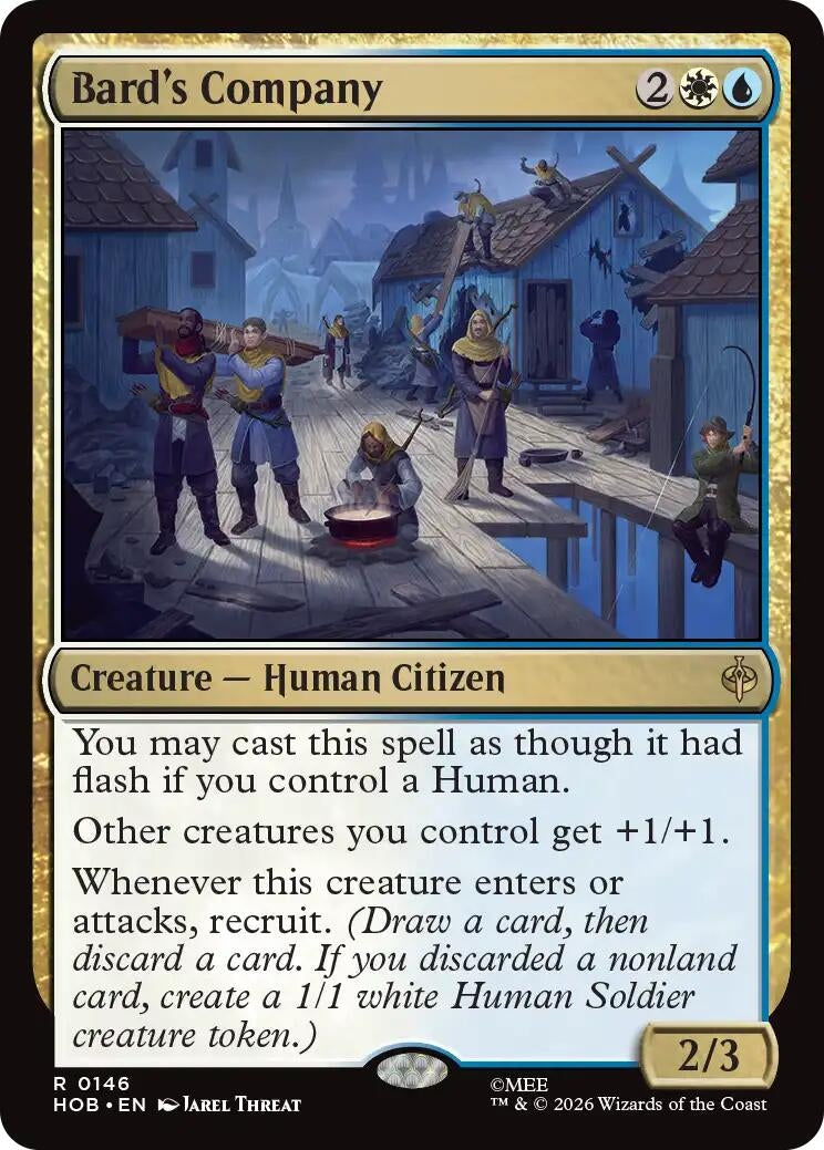 Image for Bard's Company (The Hobbit) (146) (HOB) - Magic: The Gathering