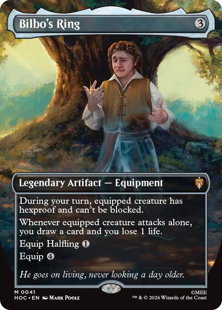 Image for Bilbo's Ring (Borderless) (The Hobbit: Eternal-Legal) (41) (HOC) - Magic: The Gathering