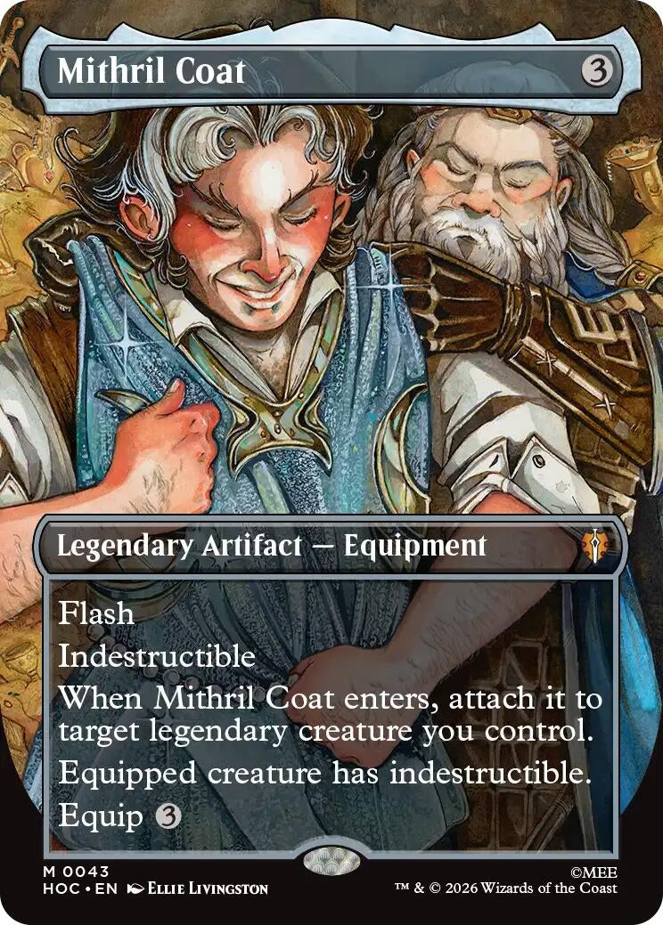 Image for Mithril Coat (Borderless) (The Hobbit: Eternal-Legal) (43) (HOC) - Magic: The Gathering