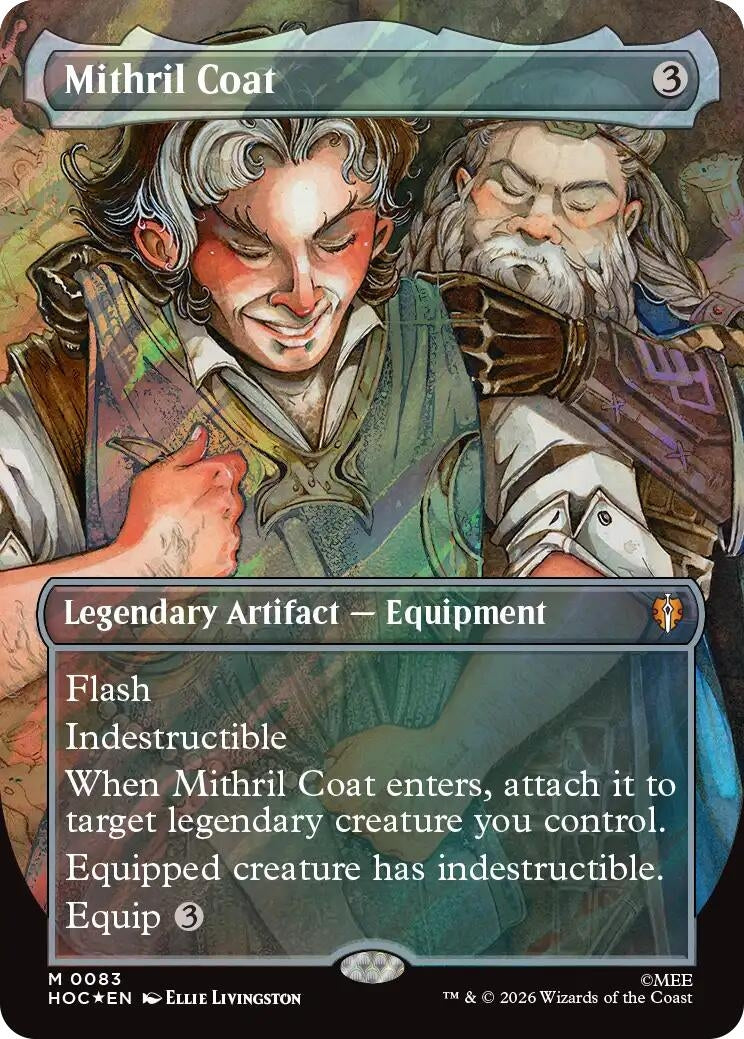 Image for Mithril Coat (Borderless) (Surge Foil) (The Hobbit: Eternal-Legal) (83) (HOC) - Magic: The Gathering