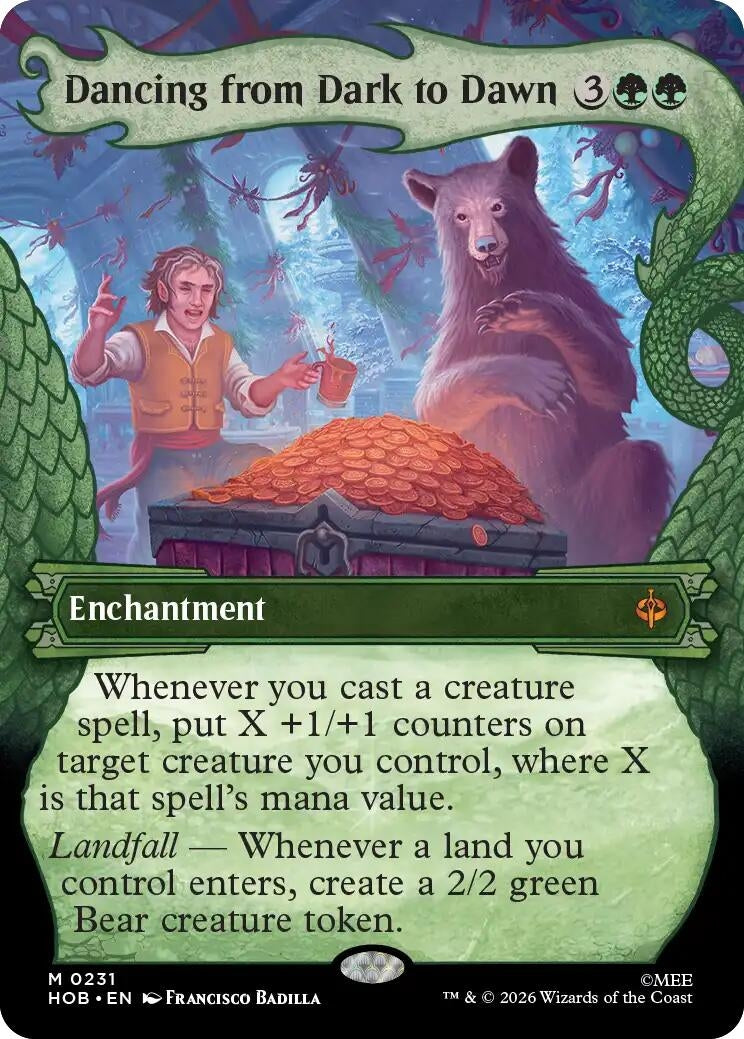 Image for Dancing from Dark to Dawn (Showcase) (The Hobbit) (231) (HOB) - Magic: The Gathering