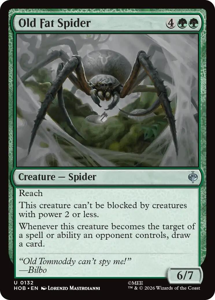 Image for Old Fat Spider (The Hobbit) (132) (HOB) - Magic: The Gathering