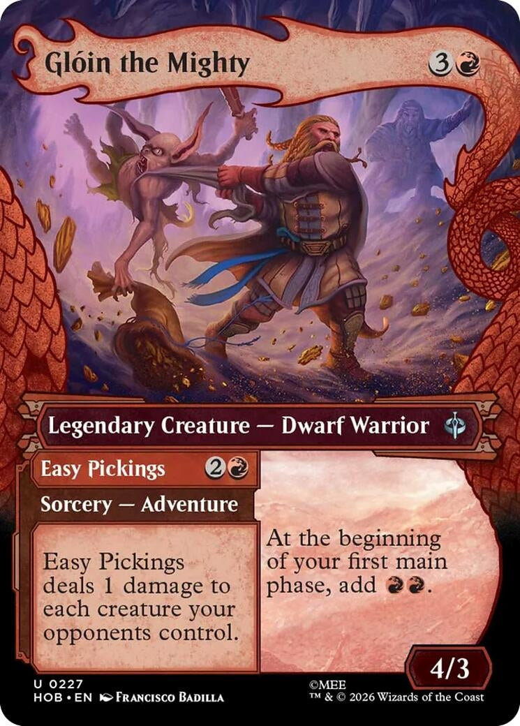 Image for Gloin the Mighty (Showcase) (The Hobbit) (227) (HOB) - Magic: The Gathering