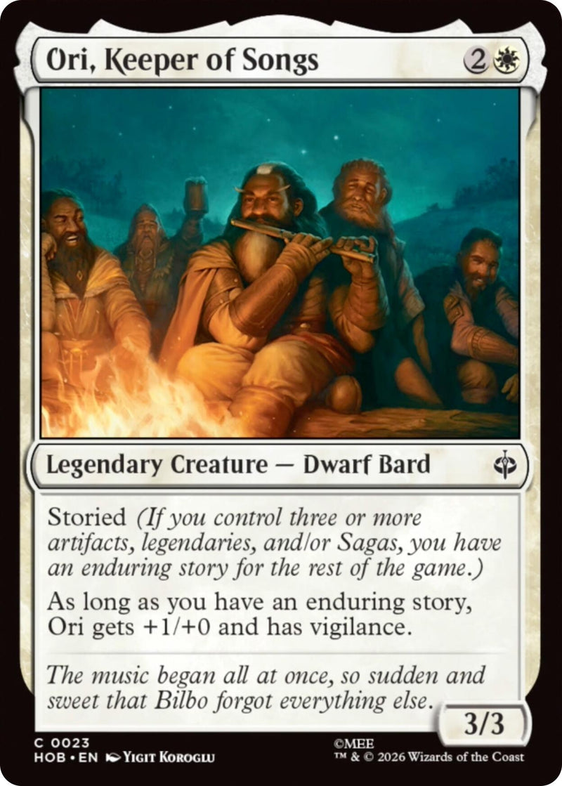 Image for Ori, Keeper of Songs (The Hobbit) (23) (HOB) - Magic: The Gathering