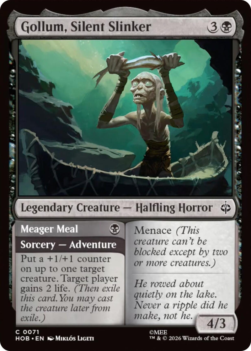 Image for Gollum, Silent Slinker (The Hobbit) (71) (HOB) - Magic: The Gathering