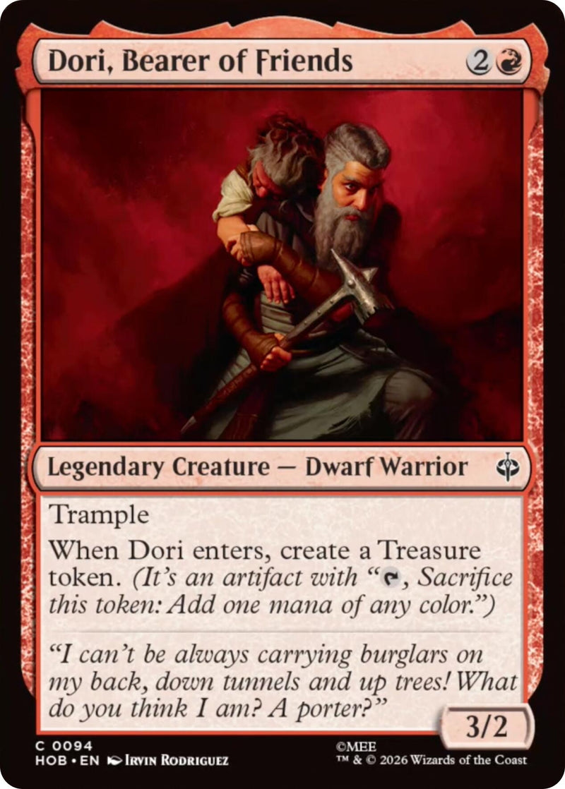 Image for Dori, Bearer of Friends (The Hobbit) (94) (HOB) - Magic: The Gathering