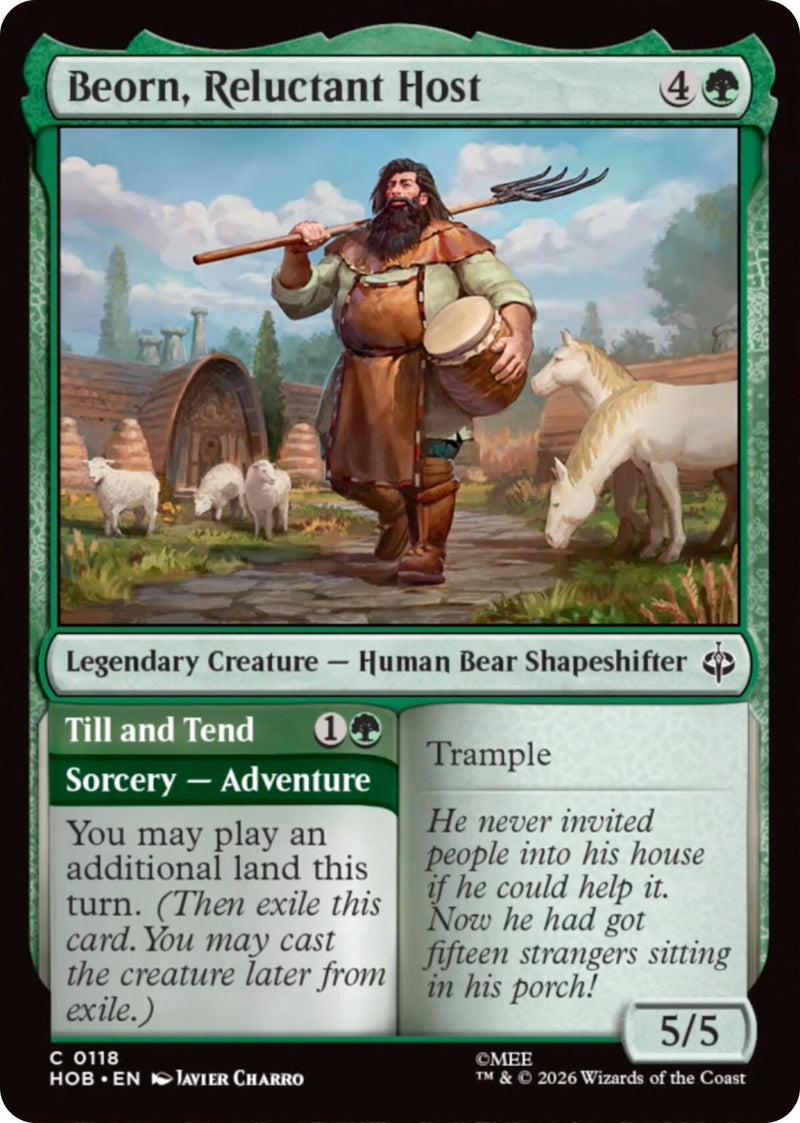 Image for Beorn, Reluctant Host (The Hobbit) (118) (HOB) - Magic: The Gathering