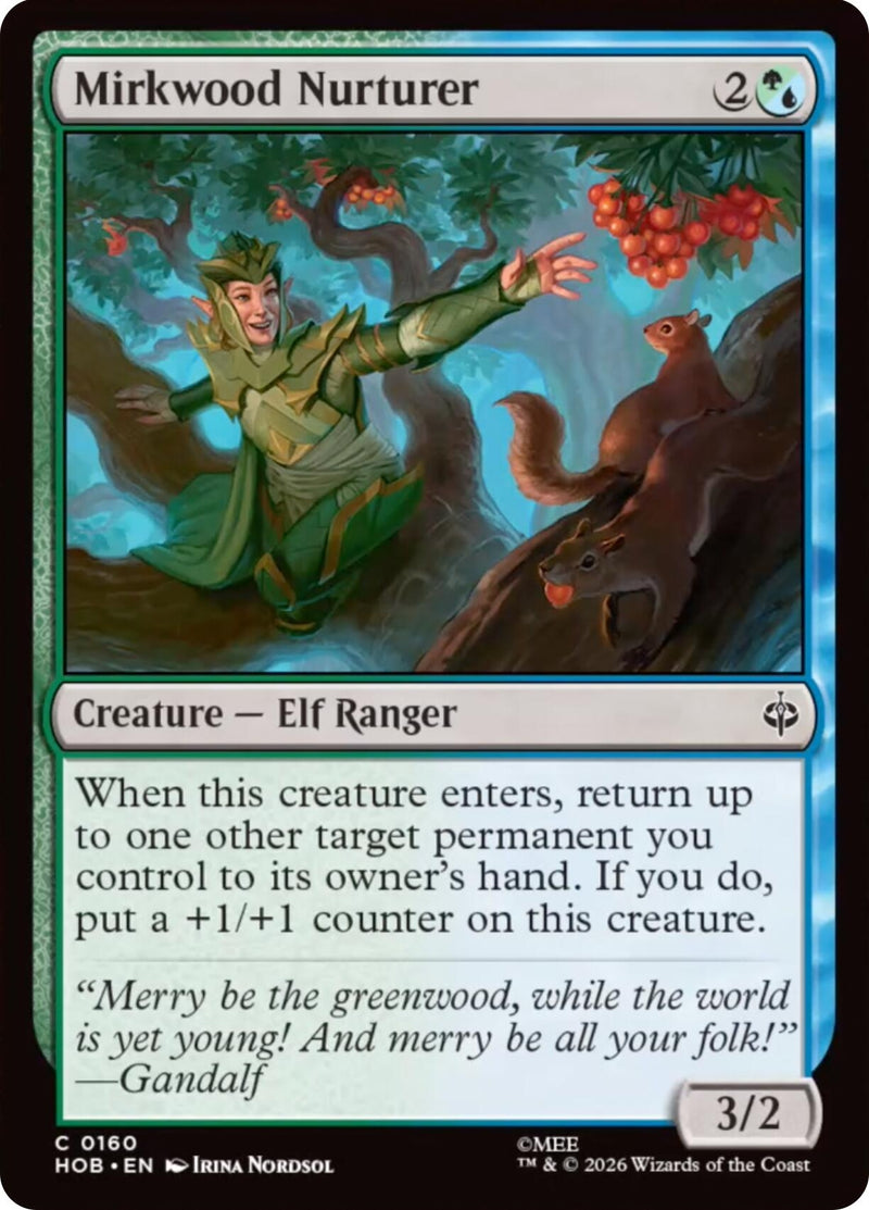 Image for Mirkwood Nurturer (The Hobbit) (160) (HOB) - Magic: The Gathering
