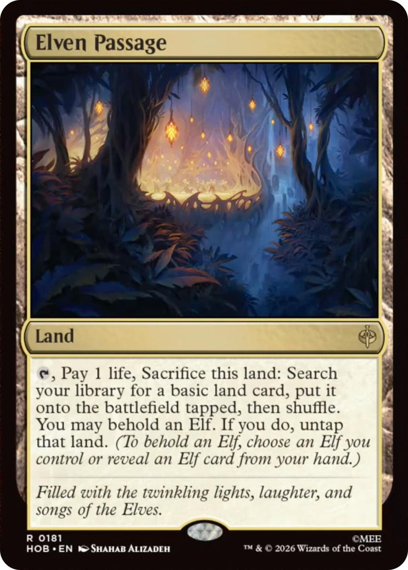 Image for Elven Passage (The Hobbit) (181) (HOB) - Magic: The Gathering