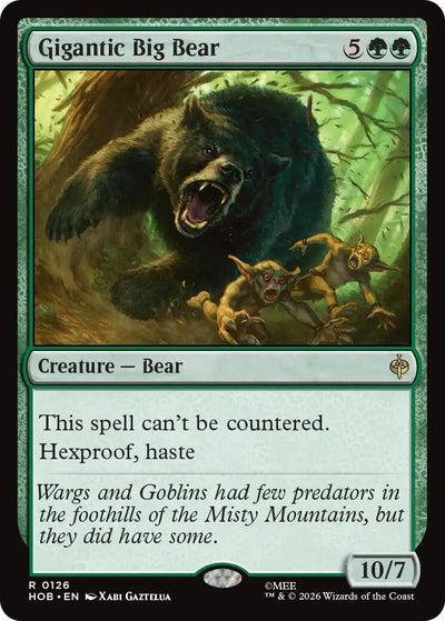 Gigantic Big Bear (The Hobbit) (126) (HOB)