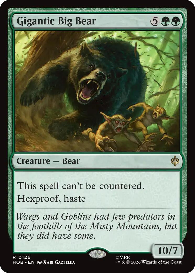 Image for Gigantic Big Bear (The Hobbit) (126) (HOB) - Magic: The Gathering