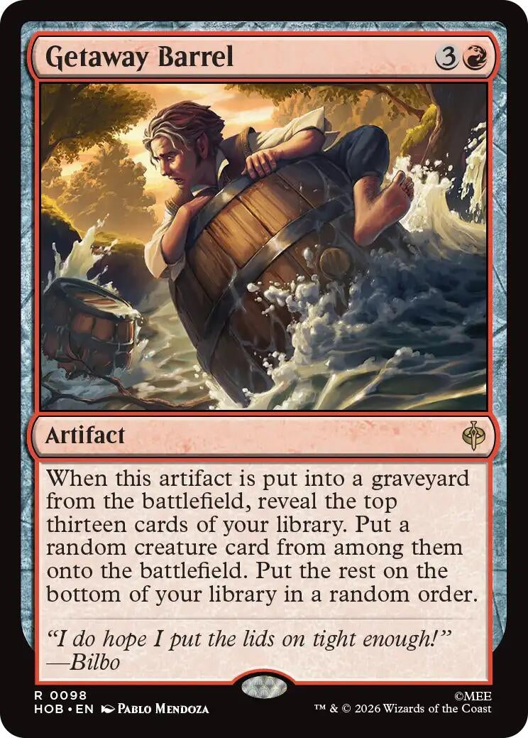 Image for Getaway Barrel (The Hobbit) (98) (HOB) - Magic: The Gathering