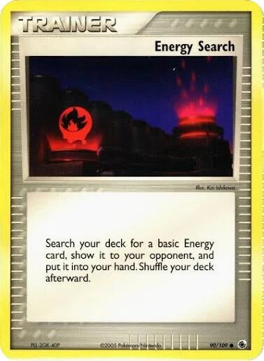 Image for Energy Search (Deck Exclusives) (90) (PR) - Pokemon