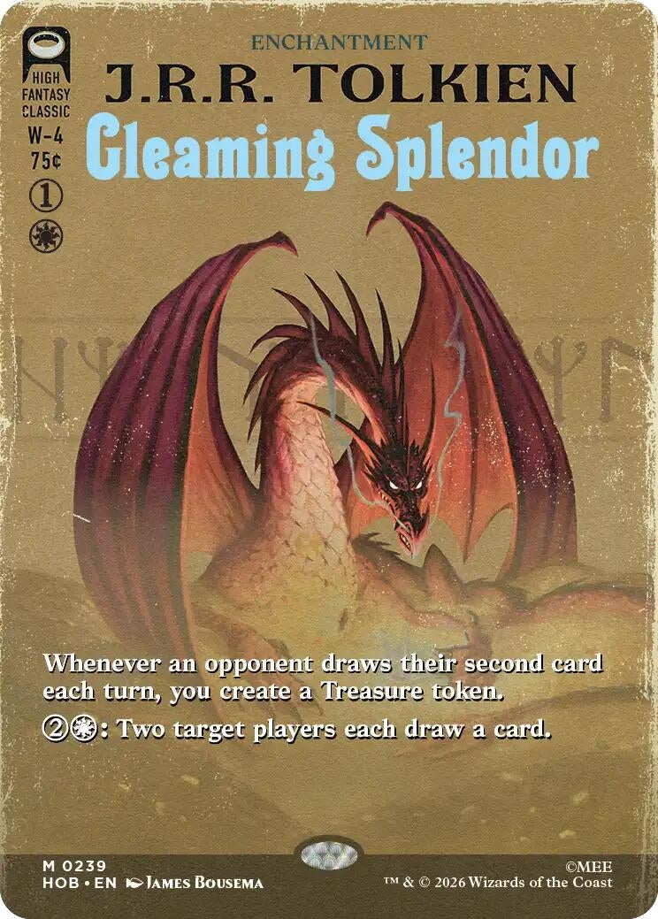 Image for Gleaming Splendor (Borderless) (The Hobbit) (239) (HOB) - Magic: The Gathering