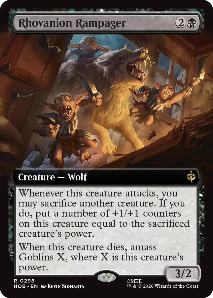 Image for Rhovanion Rampager (Extended Art) (The Hobbit) (298) (HOB) - Magic: The Gathering