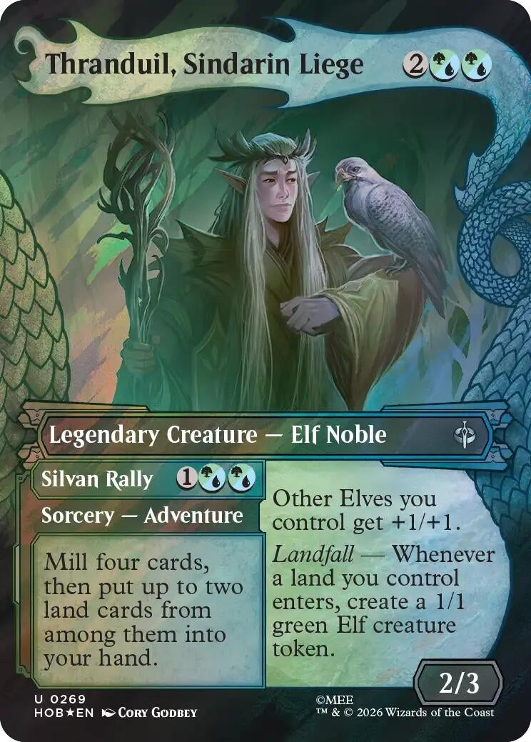 Image for Thranduil, Sindarin Liege (Showcase) (Surge Foil) (The Hobbit) (269) (HOB) - Magic: The Gathering
