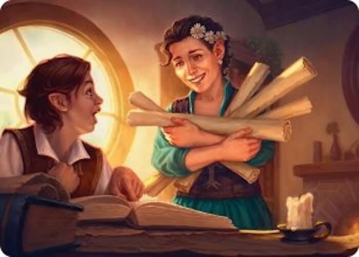 Image for Belladonna Took Art Card (Art Series: The Hobbit) (2) (ASHOB) - Magic: The Gathering