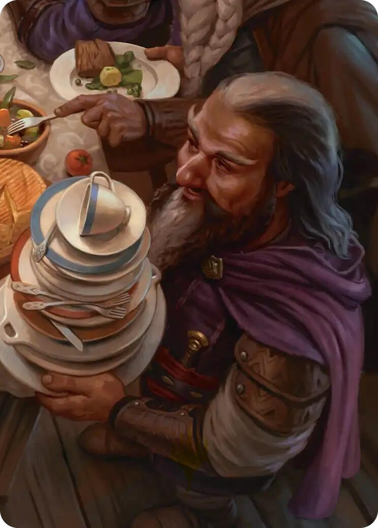 Image for Ori, Plate Stacker Art Card (6/12) (Art Series: The Hobbit) (6) (ASHOB) - Magic: The Gathering