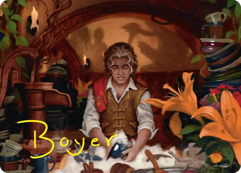 Image for Confusticate and Bebother Art Card (Gold-Stamped Signature) (Art Series: The Hobbit) (8) (ASHOB) - Magic: The Gathering