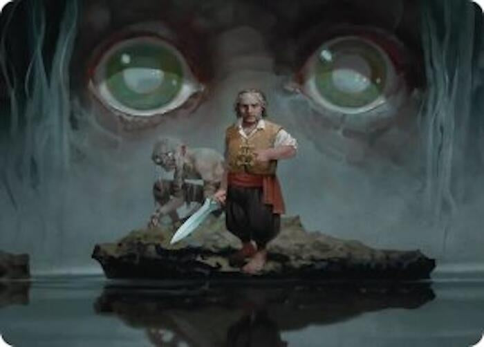 Image for Riddles in the Dark Art Card (Art Series: The Hobbit) (12) (ASHOB) - Magic: The Gathering