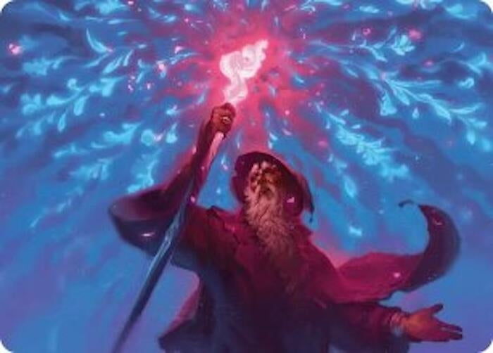 Image for Wizard's Staff Art Card (Art Series: The Hobbit) (15) (ASHOB) - Magic: The Gathering