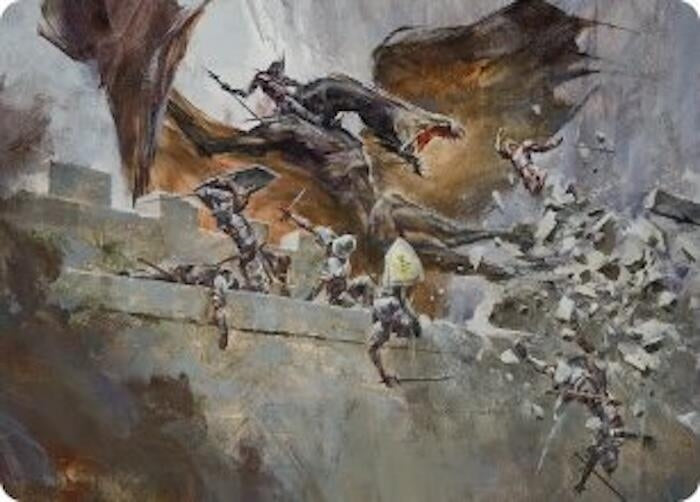 Image for Witch-king of Angmar Art Card (Art Series: The Hobbit) (31) (ASHOB) - Magic: The Gathering