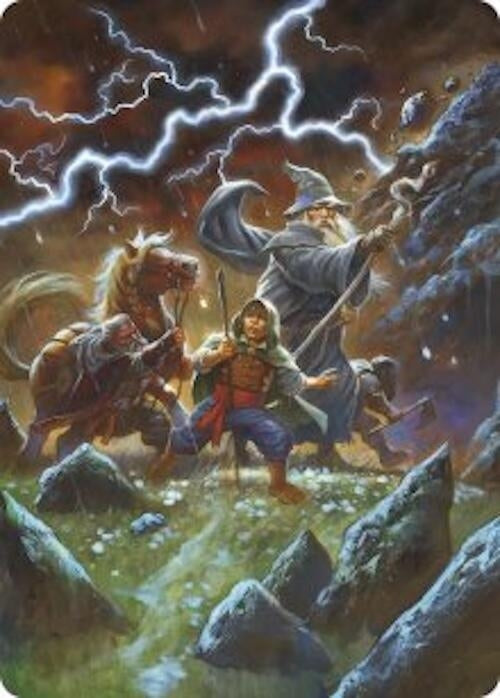 Image for Call Forth the Tempest Art Card (Art Series: The Hobbit) (33) (ASHOB) - Magic: The Gathering