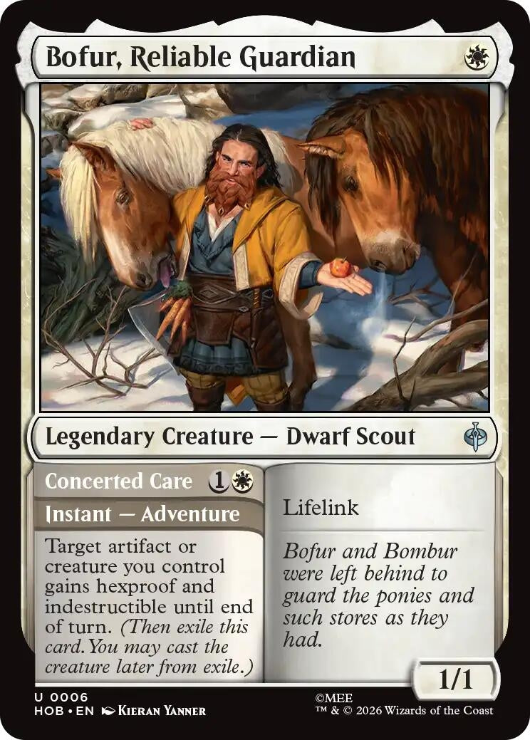 Image for Bofur, Reliable Guardian (The Hobbit) (6) (HOB) - Magic: The Gathering