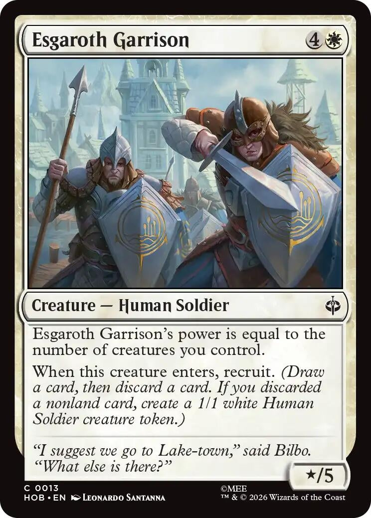 Image for Esgaroth Garrison (The Hobbit) (13) (HOB) - Magic: The Gathering