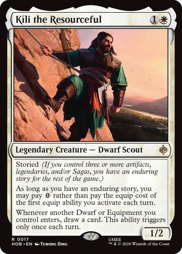 Image for Kili the Resourceful (The Hobbit) (17) (HOB) - Magic: The Gathering