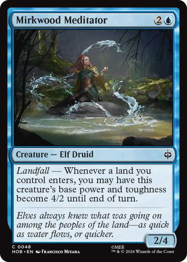 Image for Mirkwood Meditator (The Hobbit) (48) (HOB) - Magic: The Gathering