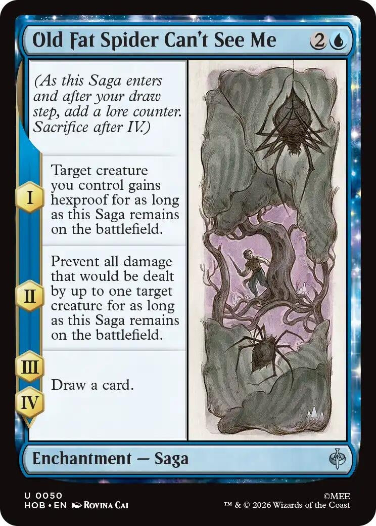 Image for Old Fat Spider Can't See Me (The Hobbit) (50) (HOB) - Magic: The Gathering
