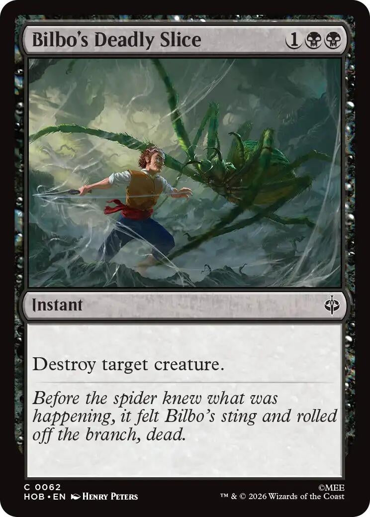 Image for Bilbo's Deadly Slice (The Hobbit) (62) (HOB) - Magic: The Gathering