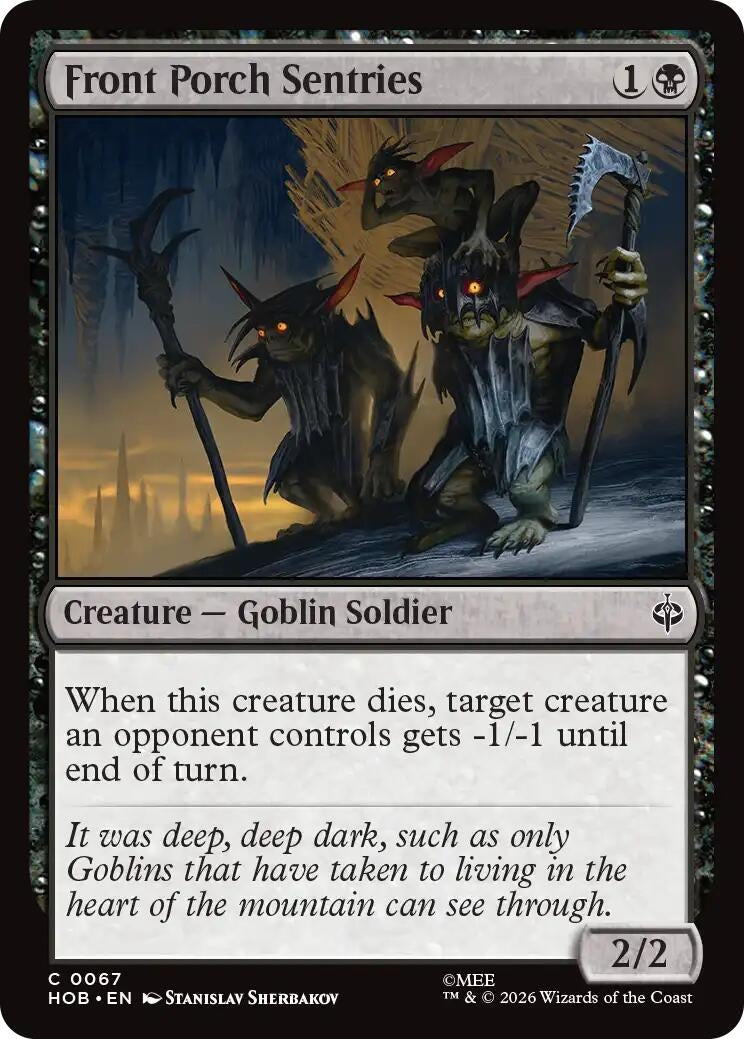 Image for Front Porch Sentries (The Hobbit) (67) (HOB) - Magic: The Gathering