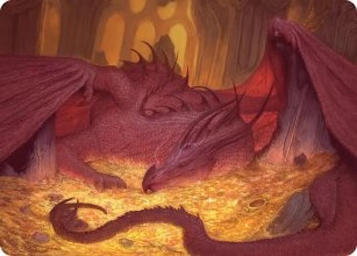 Image for Smaug the Magnificent Art Card (Art Series: The Hobbit) (43) (ASHOB) - Magic: The Gathering