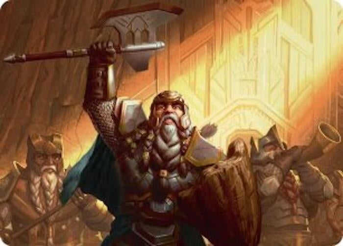 Image for Thorin, Company's Leader Art Card (Art Series: The Hobbit) (47) (ASHOB) - Magic: The Gathering