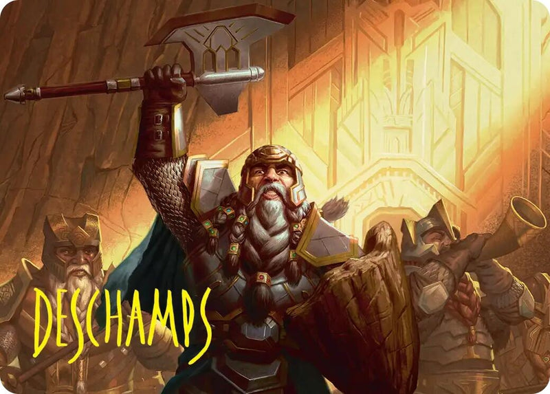 Image for Thorin, Company's Leader Art Card (Gold-Stamped Signature) (Art Series: The Hobbit) (47) (ASHOB) - Magic: The Gathering