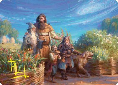 Beorn's Hospitality Art Card (Gold-Stamped Signature) (Art Series: The Hobbit) (20) (ASHOB)