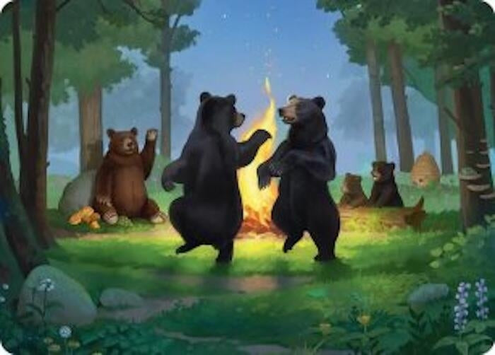 Image for Dancing from Dark to Dawn Art Card (Art Series: The Hobbit) (21) (ASHOB) - Magic: The Gathering