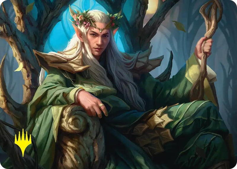 Image for Thranduil, the Elvenking Art Card (Gold-Stamped) (Art Series: The Hobbit) (22) (ASHOB) - Magic: The Gathering