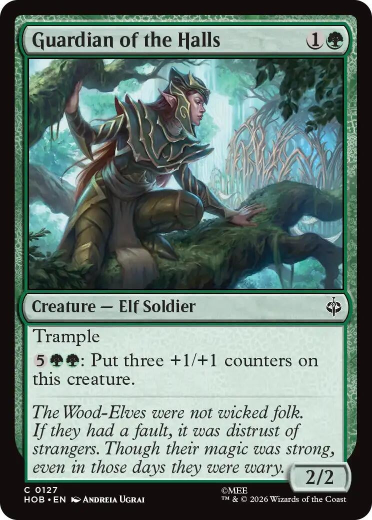 Image for Guardian of the Halls (The Hobbit) (127) (HOB) - Magic: The Gathering