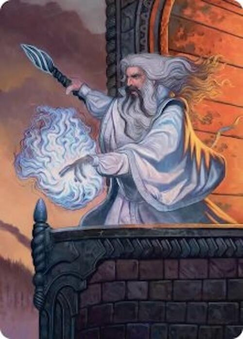 Image for Saruman of Many Colors Art Card (Art Series: The Hobbit) (35) (ASHOB) - Magic: The Gathering