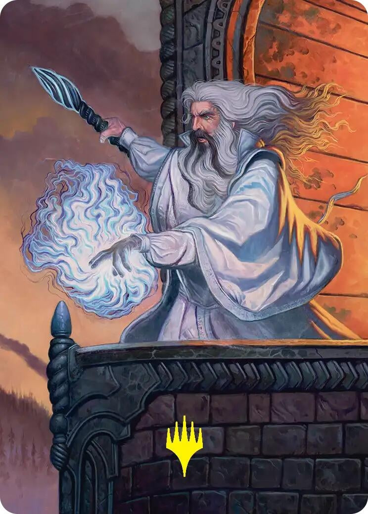 Image for Saruman of Many Colors Art Card (Gold-Stamped) (Art Series: The Hobbit) (35) (ASHOB) - Magic: The Gathering