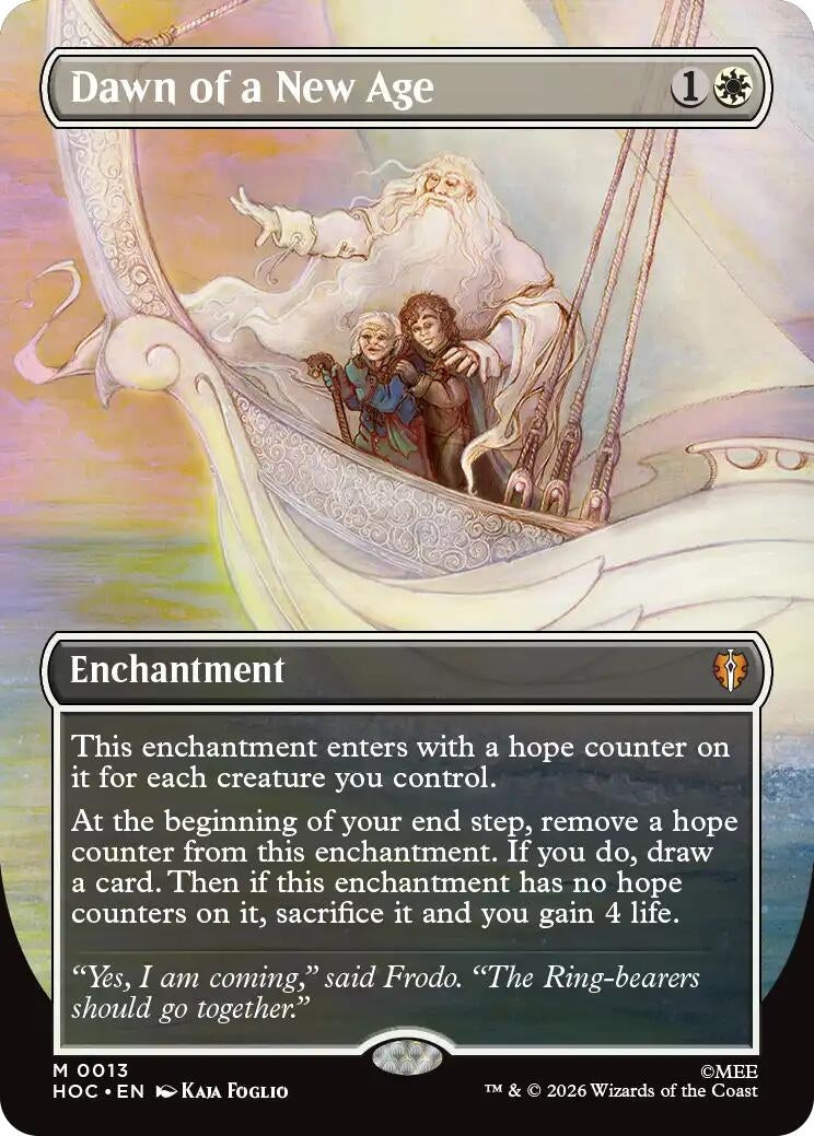 Image for Dawn of a New Age (Borderless) (The Hobbit: Eternal-Legal) (13) (HOC) - Magic: The Gathering