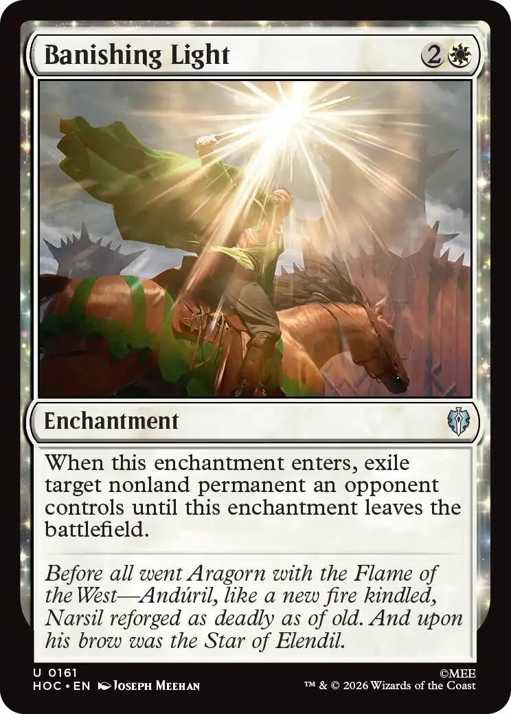 Image for Banishing Light (The Hobbit: Eternal-Legal) (161) (HOC) - Magic: The Gathering
