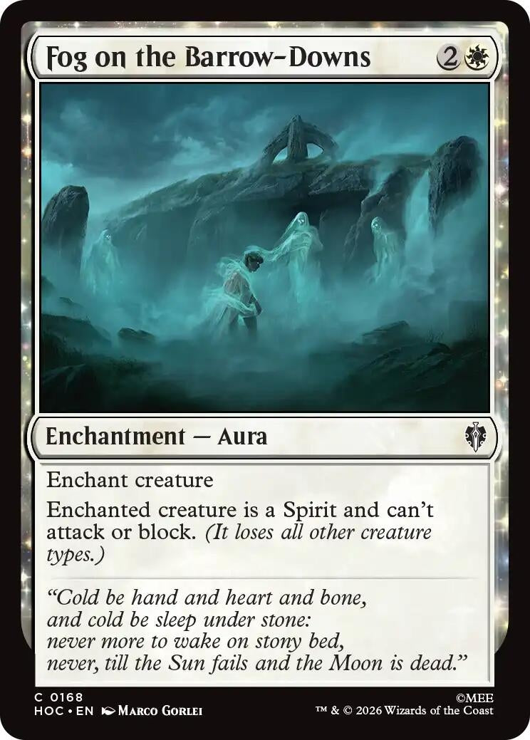 Image for Fog on the Barrow-Downs (The Hobbit: Eternal-Legal) (168) (HOC) - Magic: The Gathering