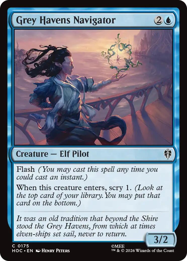 Image for Grey Havens Navigator (The Hobbit: Eternal-Legal) (175) (HOC) - Magic: The Gathering