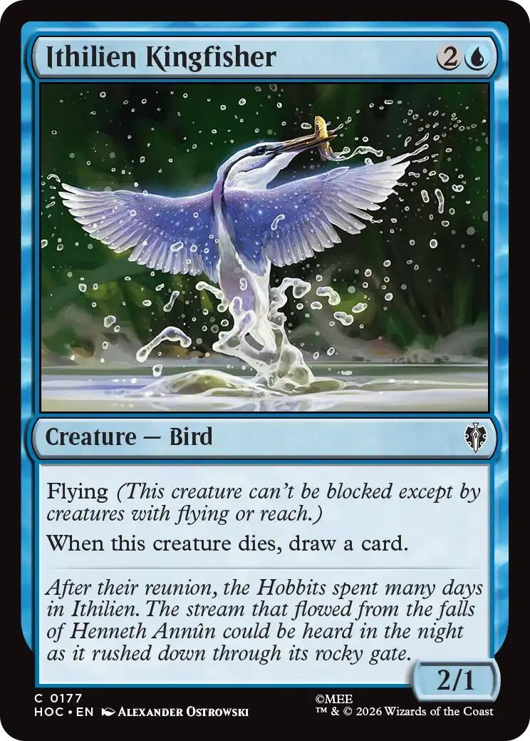 Image for Ithilien Kingfisher (The Hobbit: Eternal-Legal) (177) (HOC) - Magic: The Gathering